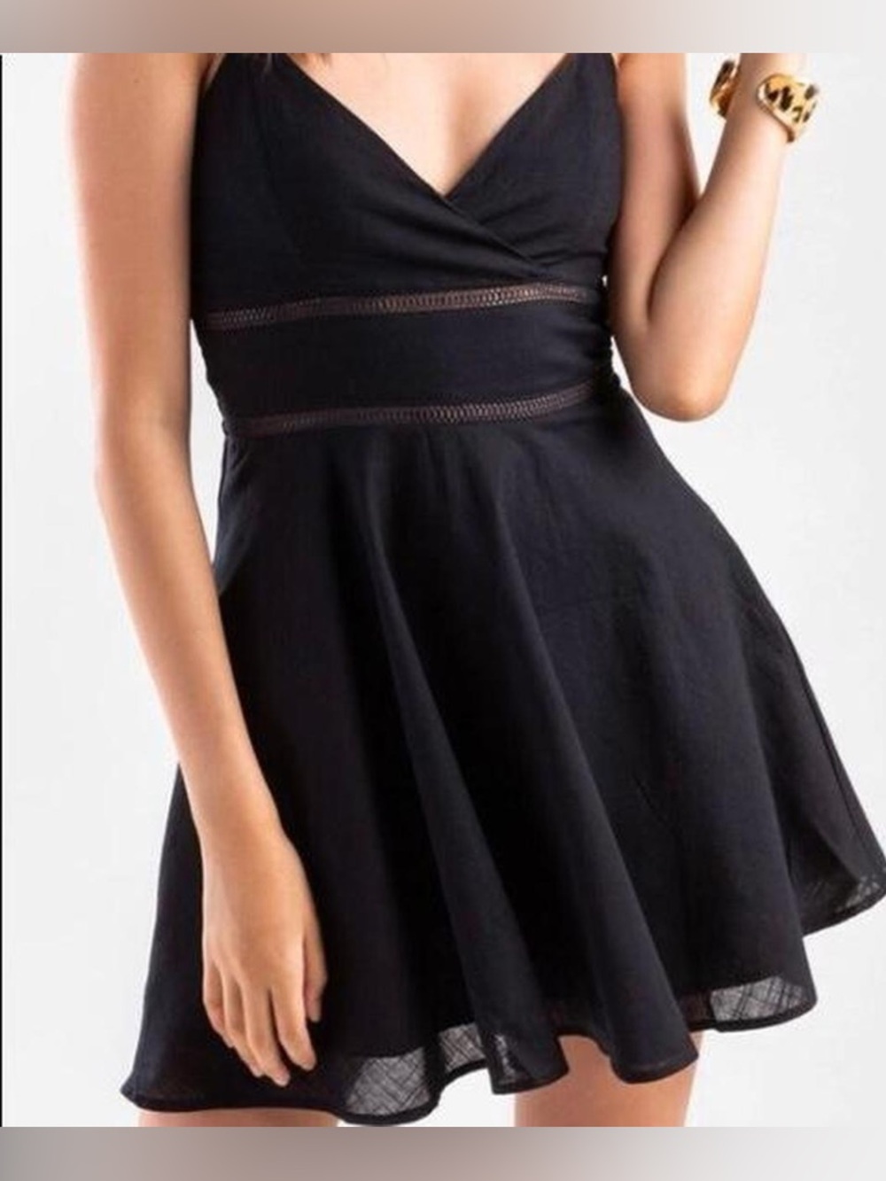 Francesca’s Black Mini Dress